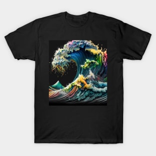 Trippy ocean wave T-Shirt
